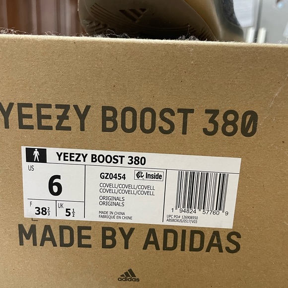 Yeezy Boost 380 size 6 $200 worn maybe two times - Picture 3 of 3